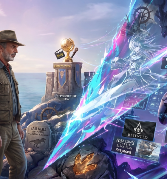 PopScope #2 - Palworld 1.0, Assassin's Creed Black Flag Resynced e Emmys 2026 - banner editorial EPOPCULTURE News